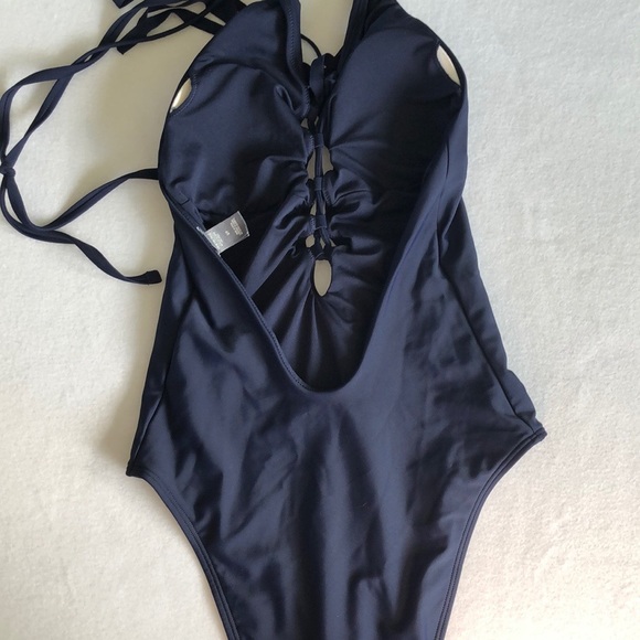 Aerie Lace Up One-Piece Swimsuit - Picture 7 of 11